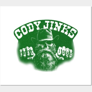 cody-( jinks)// green solid style Posters and Art